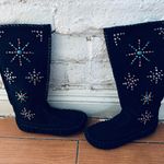 Colin Stuart Women's Black Suede Knee High Boots Size 9M See Photos New Photo 3