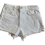 Ella Moss white Vintage High Rise Mom Shorts Size 27 Photo 0