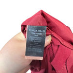 Black Halo  Colorblock Anthony Eddie Sheath Dress Red‎ Burgundy Size 10 Photo 10