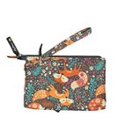 Lily bloom  Colorful Fox Pattern Wristlet Photo 7