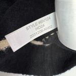 J.Crew Sweater Womens Small Black Shimmer Striped Crewneck Black Extra-Soft Yarn Photo 4