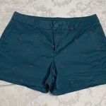 Magellan outdoors Magellan Blue W/ Red Lobster Print Casual Chino Shorts Pockets 8 Photo 0