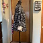 Lane Bryant black and white polka dot long sleeve button up with rhinestones 16 Photo 1