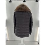Brunello Cucinelli  Coat Jacket Women’s Size 42 Puffer Down Fox Fur Collar Luxury Photo 3