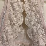 American Eagle  Womens White Lace Halter Crop Tank Top M Medium Bust 34” Photo 5