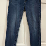 Kut From The Kloth Cropped Ankle Jeans Blue Skinny Stretch Denim Med Wash Size 8 Photo 0