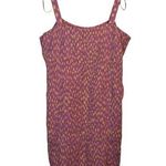 ZARA Sz L Pink & Yellow Polka Dot Smocked Sun Dress Ruffle Trim Photo 0