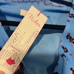 Parker  new with tags‎ faux wrap blue floral dress Photo 5