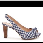 Kelly & Katie  Delisa Plaid Peep Toe Heel Photo 1