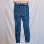 American Eagle  AE Dark Acid Wash Sky High Jegging Jean size 0 Photo 5