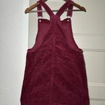Art Class Burgundy Corduroy Overall Dress Photo 1