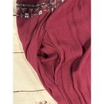 Free People  XS Oversized Embriodered Tunic Boho Bohemian Western Photo 8