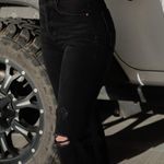 Aritzia Joni High Rise Loose- Black Ripped Jeans Photo 3