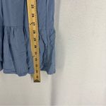 Shinestar  Casual Dress Drop Waist Crew Neck 3/4 Sleeve Womens Medium Blue Photo 2