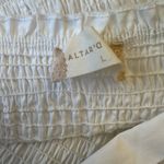 Altar'd State Altar’d State Tie Bow Strap Ruffle White Tiered Dress NWOT Photo 7