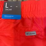 Columbia Women's Athletic Shorts in Bright Orange/Red Photo 3