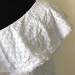 Cloth & Stone for Anthro One-Shoulder Eyelet Ruffle Mini Dress feminine coastal Photo 5