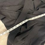 Dalia Collection  Black Ruffle Trench Coat Size 6 Photo 4