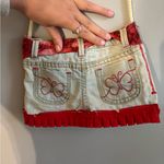 VINTAGE y2k DENIM SKIRT PURSE, HANDBAG Photo 3