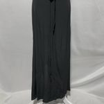 & Other Stories & Other Stories Cap Sleeve Tie Waist Maxi Wrap Dress Black Size 4 Photo 10