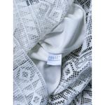 Generation Love Lace Panel Short Sleeve Blouse XS White Boho Cottagecore Luxe Photo 3