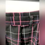 Hot Topic  Plaid Pleated Skirt Medium Black Pink Mini School Dark Academia Goth Photo 4