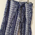 Style & Co Blue Wide Summer Pants Photo 2