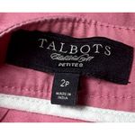 Talbots  Pencil Skirt Pink Womens Size 2P Straight Lined Knee Length‎ Office Zip Photo 7