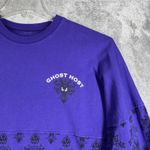 Disney  Parks Haunted Mansion Spirit Jersey Shirt Purple Ghost Host Unisex XS‎ Photo 4