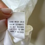 Le lis NEW NWT  Anthropologie‎ One-Shoulder Ruched Bodysuit Medium White Mesh Photo 9