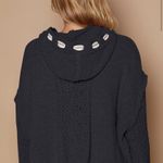 POL Cable Knit Hooded Chenille Sweater L winter boho casual $88 Fp classic fall Photo 1