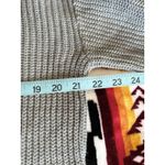 Wild Fable Gray Knit Crop Crew Neck Sweater Long Bell Sleeve Size Medium NWT Photo 5