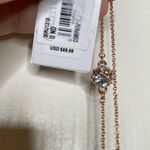 Kate Spade NWT Lady Marmalade Scatter Necklace in Rose Gold Glass Photo 11