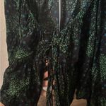 Topshop Womens Star Print Tie Front Long Sleeve Peplum Crop - Sz 10 -EUC Photo 6