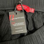 n:philanthropy Revolve  Black Medium Talker Pants Ribbed Cropped Ruffle Hem NWT Photo 6