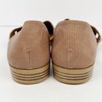 Maurice's Kreb D'Orsay Flats Women's 9.5M Tan Textured Slip On Loafers Low Heel Photo 2