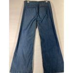 Xxi Wide Leg Denim Jeans Women's Blue Wash Flare Cropped Trendy Retro Chic Sz 28 Photo 1