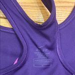 Nike  Dri-Fit Size Medium Purple Athletic Sports bra Photo 3