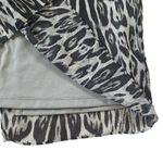 Christopher & Banks women’s fully lined black and gray animal print maxi skirt Photo 5