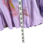 Free People Clear Skies Tunic Dress XS Lilac Floral Cold Shoulder Top Boho Fairy Photo 7