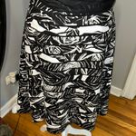 White House | Black Market Black and White Strapless Sundress for Wedding Guests Photo 2