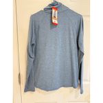 Eddie Bauer  Active Funnel Neck Pullover Hoodie Athletic‎ Top Blue Size M Photo 5