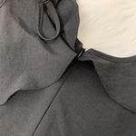 Francesca's Black Ruffle Cold Shoulder Romper Photo 6