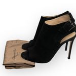 Gianvito Rossi š’€Stiletto Heel Slingback Sandals š’€Black š’€36 6M š’€Logo Dustbag Photo 13