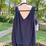 Dress Barn Size 14 2-Piece Navy Gown & Sheer Jacket Mother of Bride NWT Vintage Photo 5