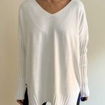 French Connection Women's White Winter Baby Soft Ribbed Sweater Size L Photo 7