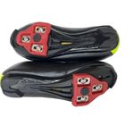 Speed Microtex Locking Road Bike Cycling Shoes Unisex 37/6 Black Green NWOT Photo 6