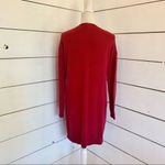 Abound  Red Knit Open Long Duster Cardigan Size XS NEW Photo 5