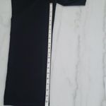 None Black compression capri w zipper back Photo 4
