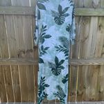 Love In  Palm leaf print button front 3/4 sleeve beach dress Photo 2